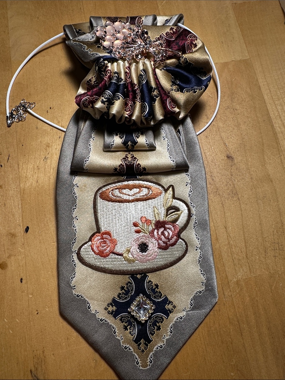 Di moggio Handmade 100% Silk Necklace Tie
